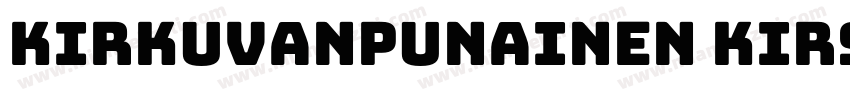 Kirkuvanpunainen kirsikka Regular字体转换